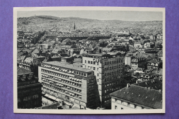 Ansichtskarte AK Stuttgart 1950-1960 Blick zum Hasenberg Hochhäuser Mittnachtbau Cafe